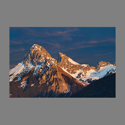 Dent d'Oche de printemps - Photo Christophe Bourreau