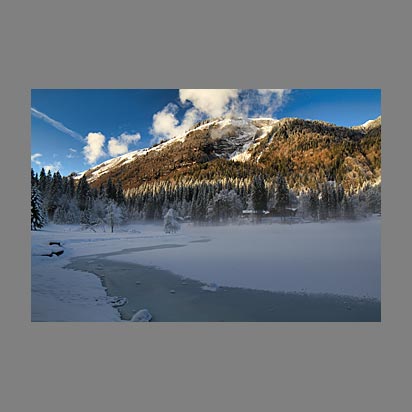 Lac de Montriond en hiver - Christophe Bourreau