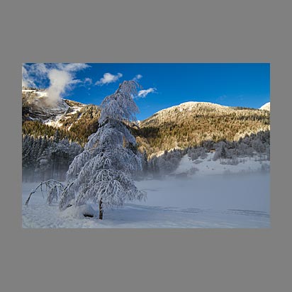Ambiance sibérienne au lac de Montriond - Christophe Bourreau