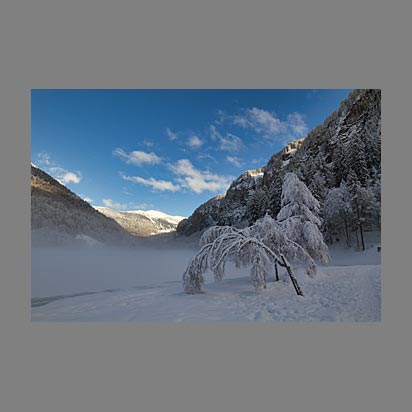 Ambiance siberienne au lac de Montriond - Christophe Bourreau