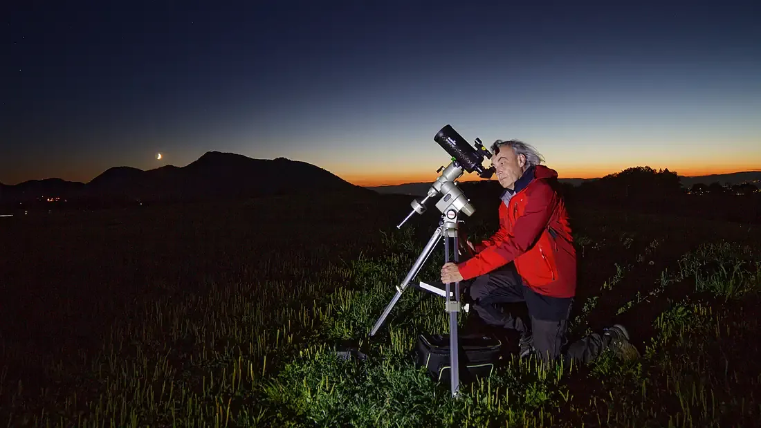 Observer la voie-lactée au télescope