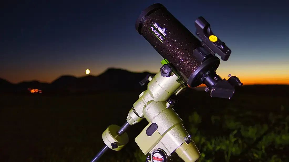Observation de la lune au télescope