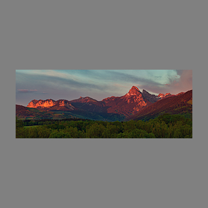 Dent d'Oche au printemps - Photo paysage de Christophe Bourreau