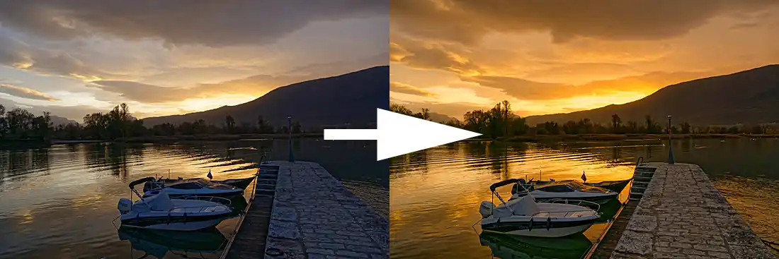 Quel réglage pour une photo de coucher de soleil ?